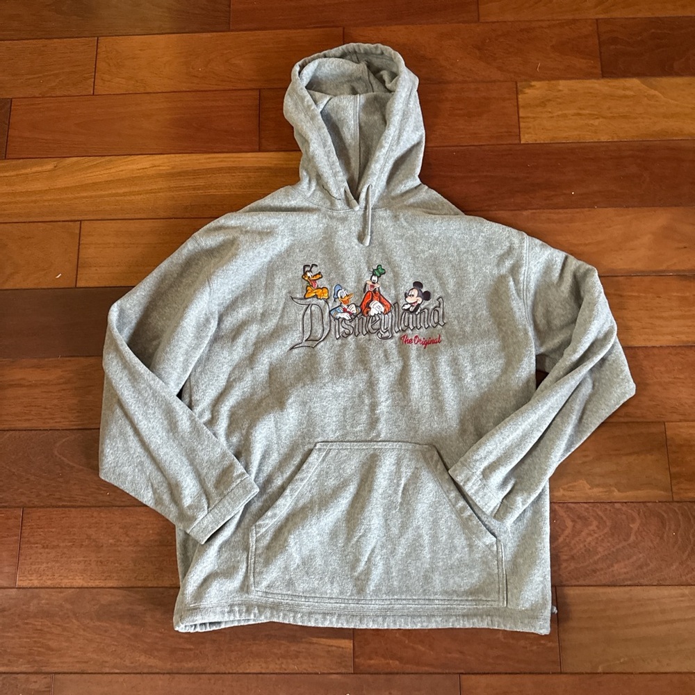 Disney vintage Gray Hoodie Sweater for Men
